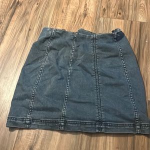 Super cute Free people Jean skirt